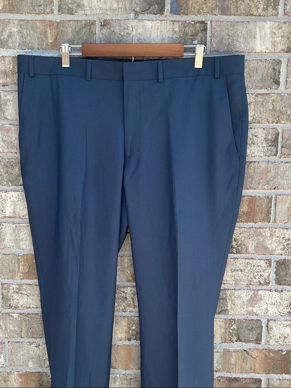Take 50% OFF- Reaction Kenneth Cole Men's Classic Navy Dress Pants, Size-40X30